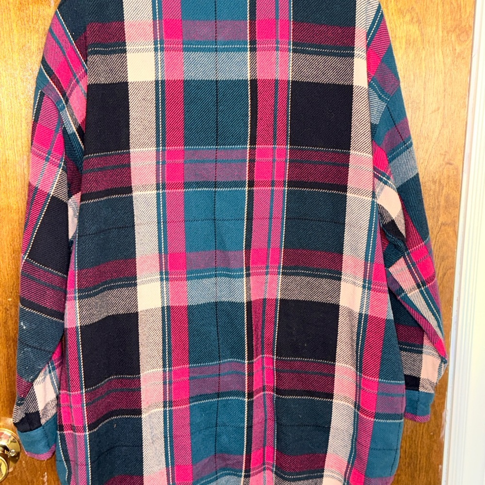 BloomChic Multicolor Plaid Button-Down Shirt - image 4